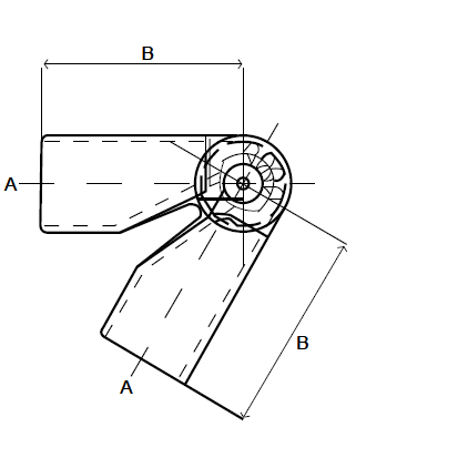 Justerbar bøjning - Clarrods Clamps CLDDA5 | Erik Larsen & Søn | Clarrods | Foto 4