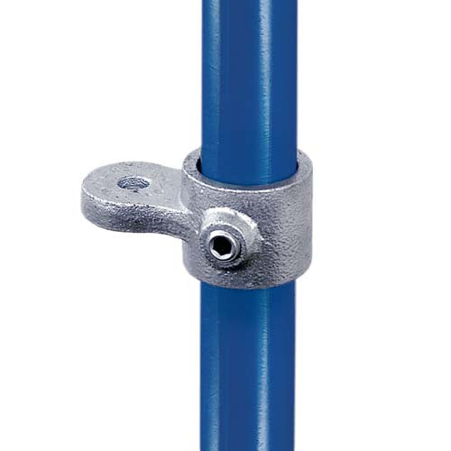 Galvaniseret hængselsled ("han") til gevindfrie vandrør