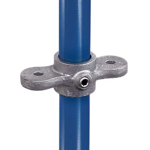 Galvaniseret, dobbelt hængselsled (90° "han") til gevindfrie vandrør