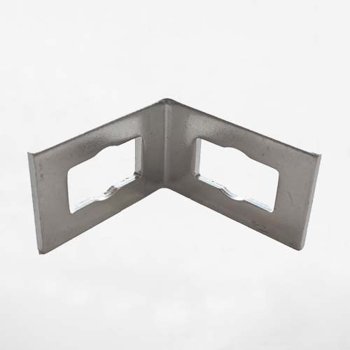 UNI1 2-huls vinkelbeslag 90 gr. | Erik Larsen & Søn | Beslag til skinnesystemer | Foto 2