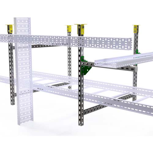 P1000TTT - Montageskinne m/ryg- og sidehuller (41x41x2,5 mm) | Unistrut | Profiler | Foto 5