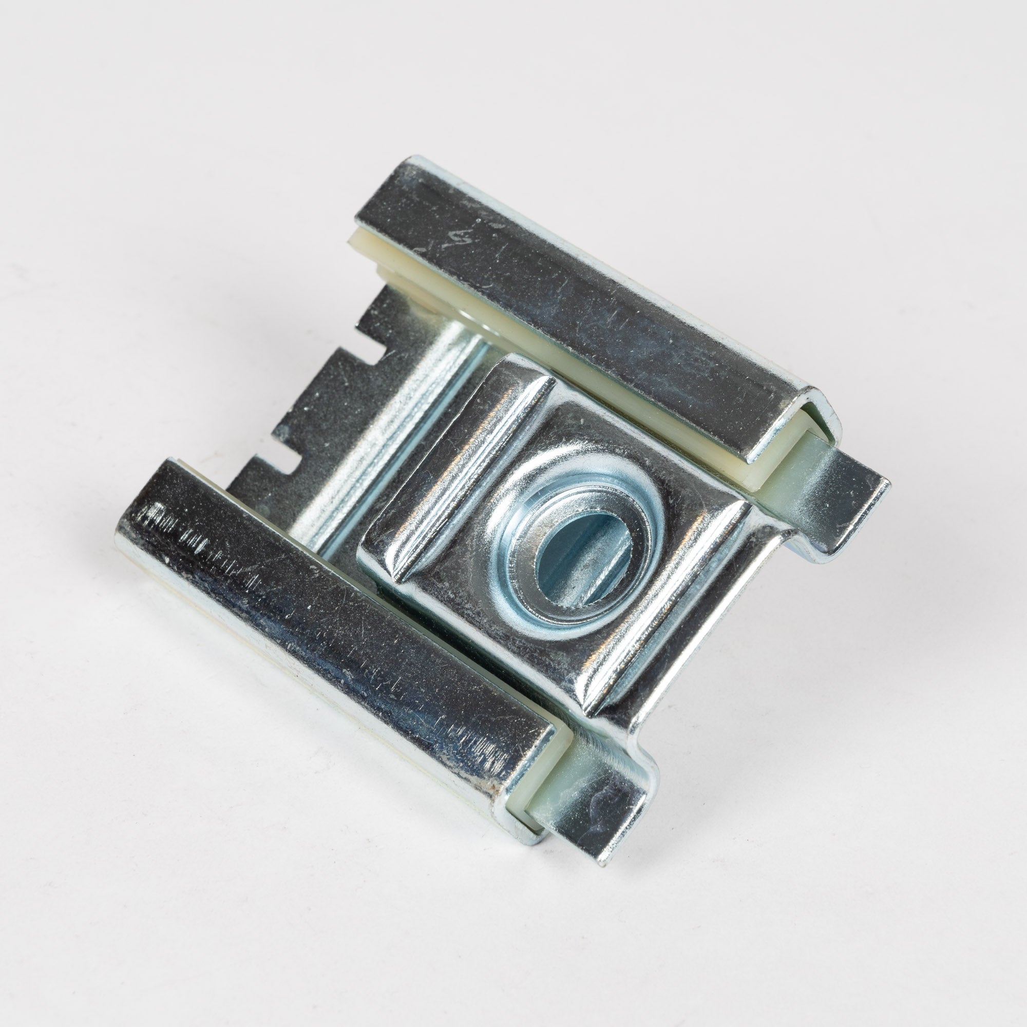 Glidebeslag med en muffe - M8-1/2 tilslutning | Erik Larsen & Søn | Beslag til rørbøjler | Foto 4