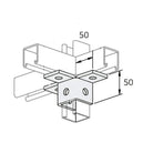 P2227 - Flangebeslag | Unistrut | Beslag til skinnesystemer | Foto 1