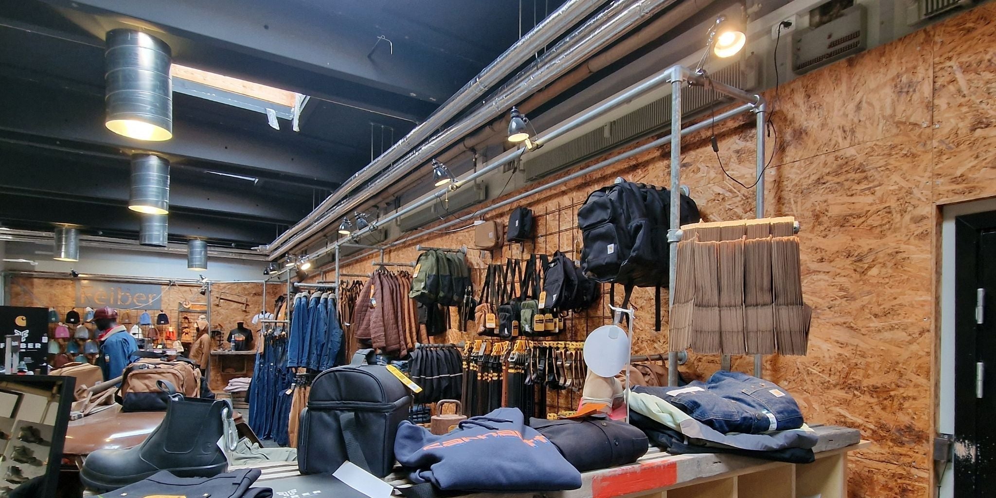 Indretning af showroom | Feiber (Carhartt)