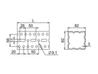 OGCKE - CERTA KE Heavy-Duty montageskinne, 82x82 mm | Certa | HD montageskinne | Foto 2