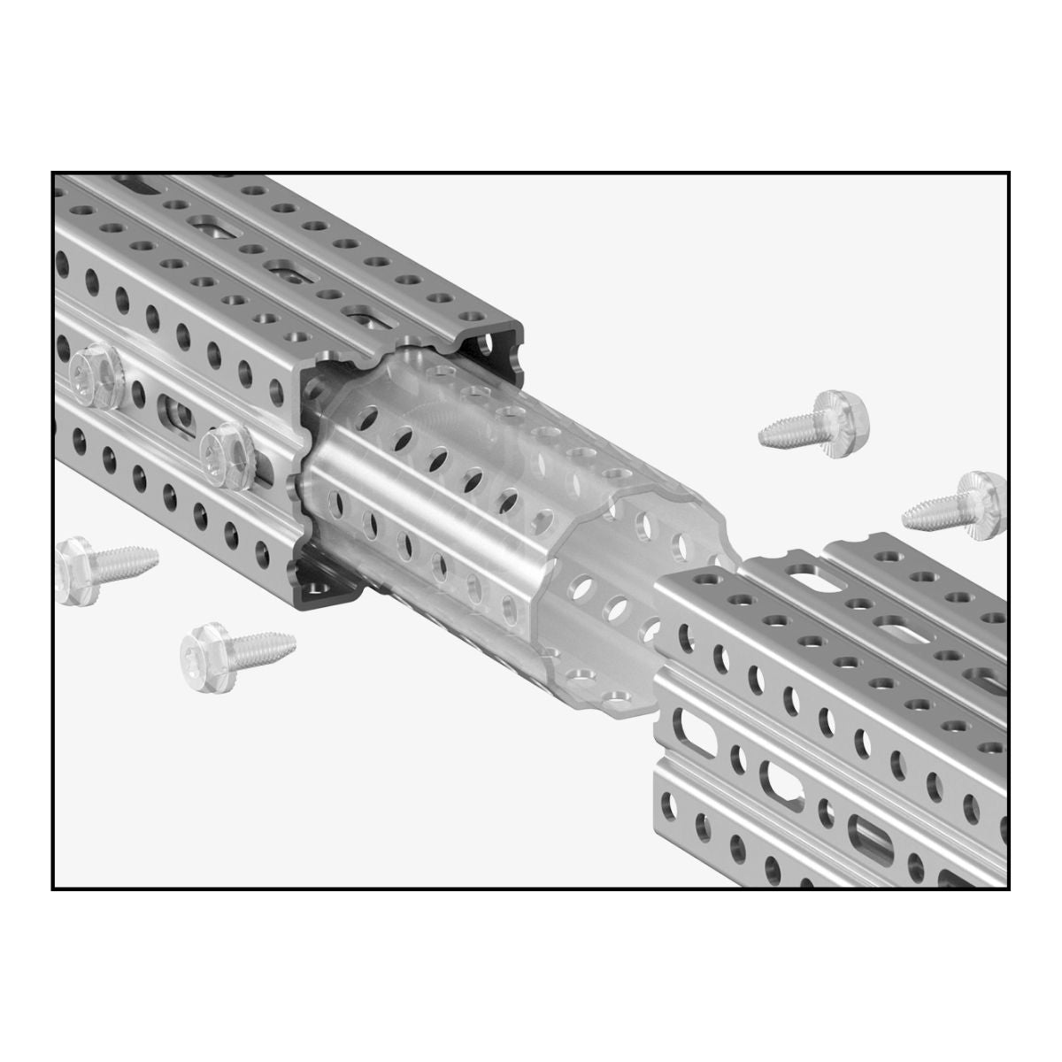 OGCKJ - CERTA KJ Heavy-Duty montageskinne, 100x100 mm | Certa | HD montageskinne | Foto 5