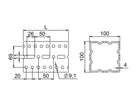 OGCKJ - CERTA KJ Heavy-Duty montageskinne, 100x100 mm | Certa | HD montageskinne | Foto 2
