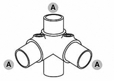 3-vejs hjørne (90°) - Clarrods Clamps CL116 | Erik Larsen & Søn | Clarrods | Foto 4