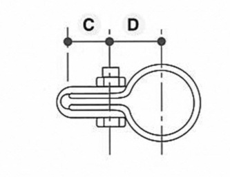 Enkeltsidet hængselsled - Clarrods Clamps CL170 | Erik Larsen & Søn | Clarrods | Foto 5