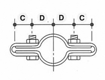 Dobbeltsidet hængselsled - Clarrods Clamps CL171 | Erik Larsen & Søn | Clarrods | Foto 5