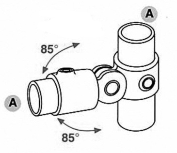 Enkelt hængsel, Clarrods Black - CL173-B | Erik Larsen & Søn | Clarrods Black | Foto 3