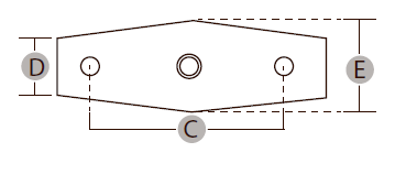 Dobbeltsidet flangebeslag - Clarrods Clamps CL198 | Erik Larsen & Søn | Clarrods | Foto 8