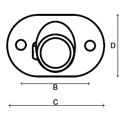 Vinklet justerbar bundflange (11°-29°) - Clarrods Clamps CL252Z | Erik Larsen & Søn | Clarrods | Foto 4